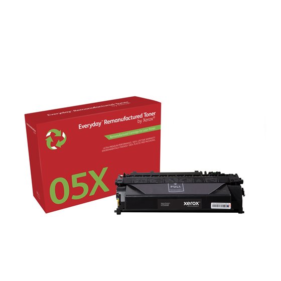 Remanufacturado Everyday Tóner Everyday™ Mono remanufacturado de Xerox es compatible con HP 05X (CE505X), Capacidad alta