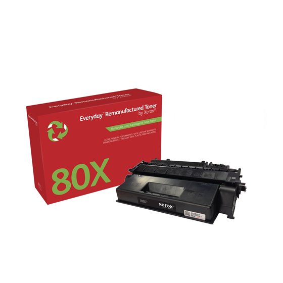 Remanufacturado Everyday Tóner Everyday™ Mono remanufacturado de Xerox es compatible con HP 80X (CF280X), Capacidad alta