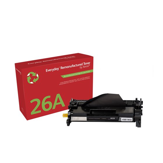 Remanufacturado Everyday Tóner Everyday™ Mono remanufacturado de Xerox es compatible con HP 26A (CF226A), Capacidad estándar