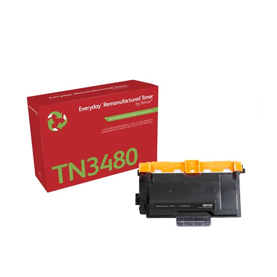 Remanufacturado Everyday Tóner Everyday™ Mono remanufacturado de Xerox es compatible con Brother TN3480, Capacidad alta