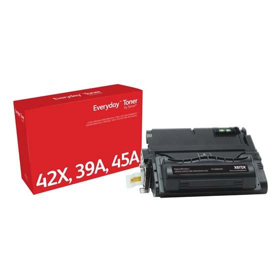 Everyday Toner Everyday™Mono di Xerox Compatible con HP 42A 39A 45A (Q5942X/ Q1339A/ Q5945A), Capacidad estándar