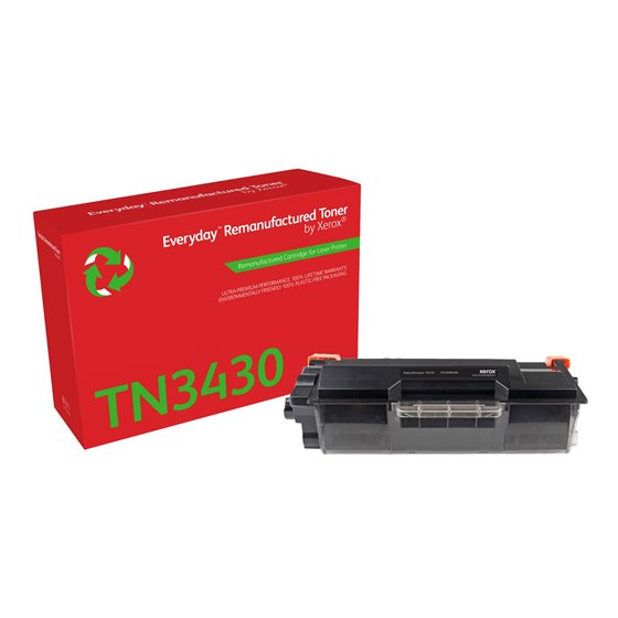 Everyday Tóner Everyday™ Mono remanufacturado de Xerox es compatible con Brother TN-3430, Capacidad estándar