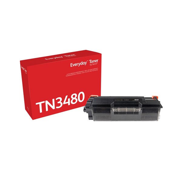Everyday El tóner Everyday™ Mono de Xerox es compatible con Brother TN-3480, Capacidad estándar