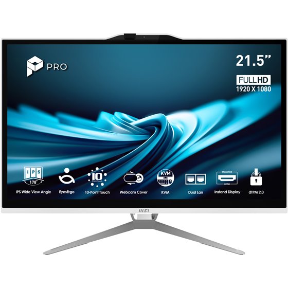 Pro AP222T 14M-623EU Intel® Pentium® Gold G7400 54,6 cm (21.5") 1920 x 1080 Pixeles Pantalla táctil PC todo en uno 8 GB DDR4-SDR