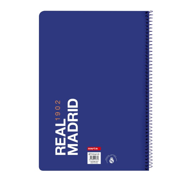 Bloc REAL MADRID 1ª Equip. 2021/2022 21,5 x 31 x 1 cm.