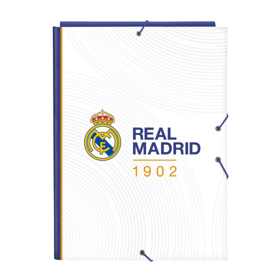 Carpeta Gomas Solapas REAL MADRID 1ª Equip. 2021/2022 26 x 33,5