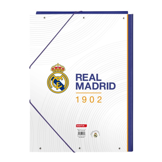 Carpeta Gomas Solapas REAL MADRID 1ª Equip. 2021/2022 26 x 33,5