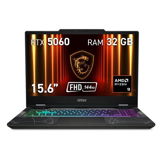 Cyborg A15 AI B2HWFKG-072XES AMD Ryzen™ 9 270 Portátil 39,6 cm (15.6") Full HD 32 GB DDR5-SDRAM 1 TB SSD NVIDIA GeForce RTX 5060