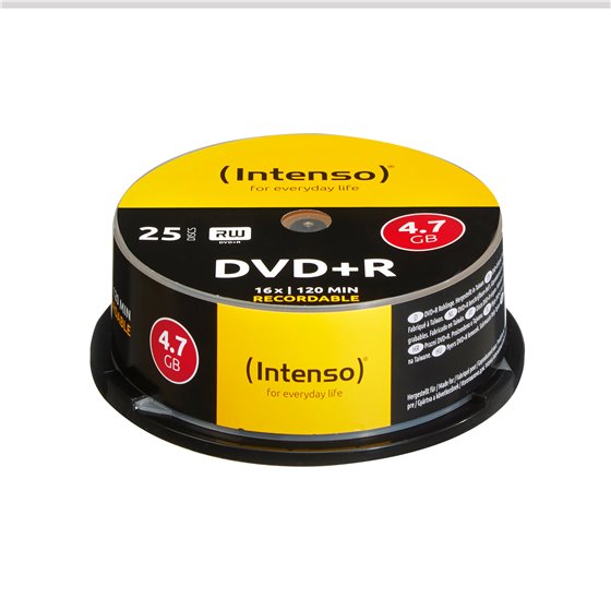 DVD+R 4.7GB, 16x 4,7 GB 25 pieza(s)