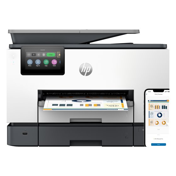 OfficeJet Pro 9130b Inalámbrico All-in-One Color Impresora, Impresión a doble cara  Copiadora y escáner
