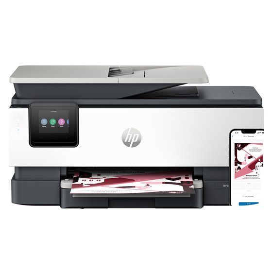 OfficeJet Pro 8122e Inalámbrico All-in-One Color Impresora, Servicio Instant Ink  Impresión a doble cara
