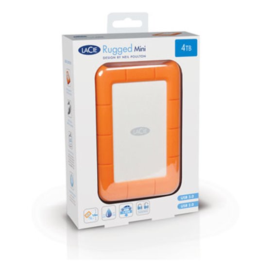 Rugged Mini disco duro externo 2 TB 5400 RPM Micro-USB B 3.2 Gen 1 (3.1 Gen 1) Naranja, Plata
