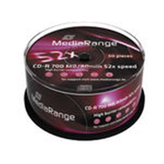 MR207 CD en blanco CD-R 700 MB 52x 50 pieza(s)