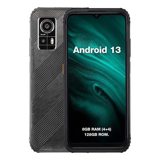 H6 Lite 16,7 cm (6.56") SIM doble Android 13 4G USB Tipo C 4 GB 128 GB 4900 mAh Negro, Gris