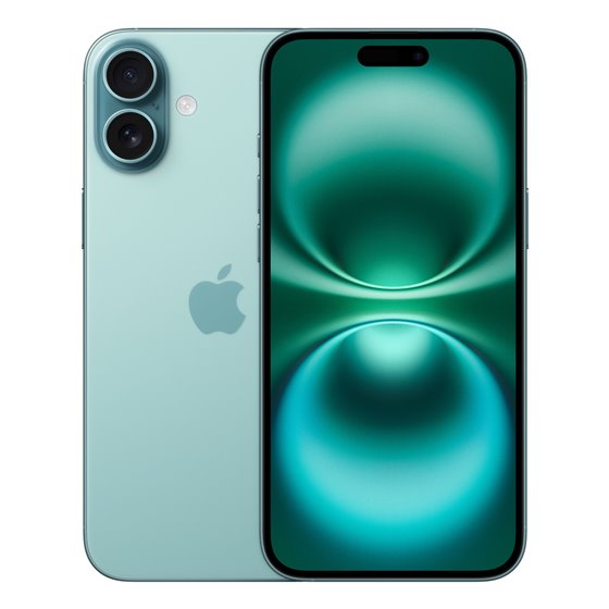 iPhone 16 Plus 17 cm (6.7") SIM doble iOS 18 5G USB Tipo C 128 GB Verde azulado