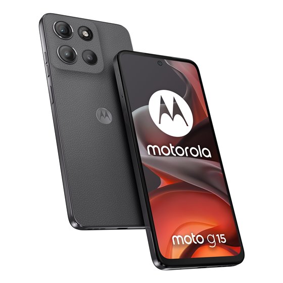 moto g15 17,1 cm (6.72") SIM doble Android 15 4G USB Tipo C 8 GB 512 GB 5200 mAh Gris