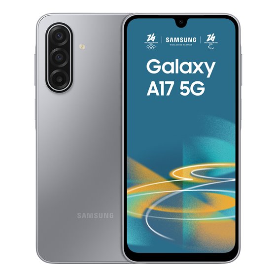 Galaxy A17 5G 17 cm (6.7") Ranura híbrida Dual SIM Android 15 USB Tipo C 4 GB 128 GB 5000 mAh Gris