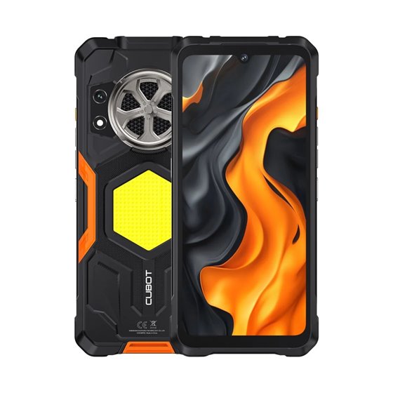 KK Power 5 17,5 cm (6.88") SIM doble Android 15 4G USB Tipo C 6 GB 128 GB 15300 mAh Negro, Naranja