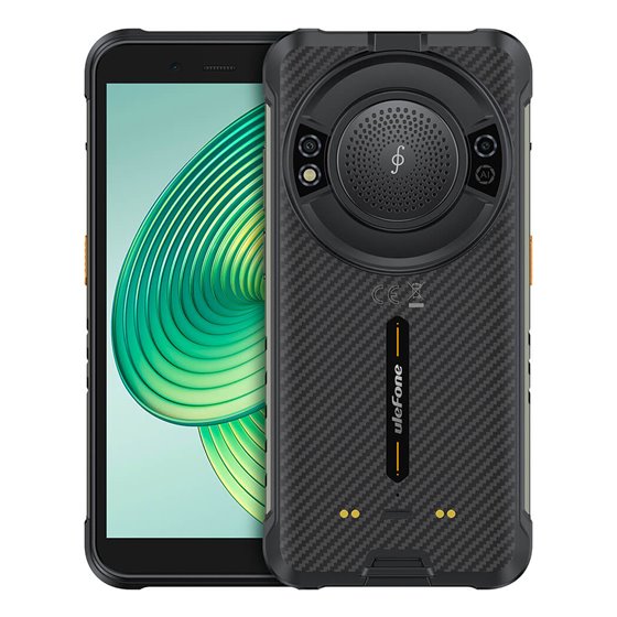 RugKing 15,2 cm (5.99") SIM doble Android 15 4G USB Tipo C 8 GB 256 GB 9600 mAh Negro