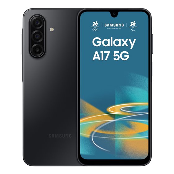Galaxy A17 5G 17 cm (6.7") Ranura híbrida Dual SIM Android 15 USB Tipo C 4 GB 128 GB 5000 mAh Negro