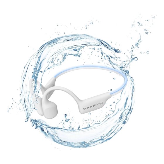 AquaSport Auriculares Inalámbrico Banda para cuello Deportes Bluetooth Blanco