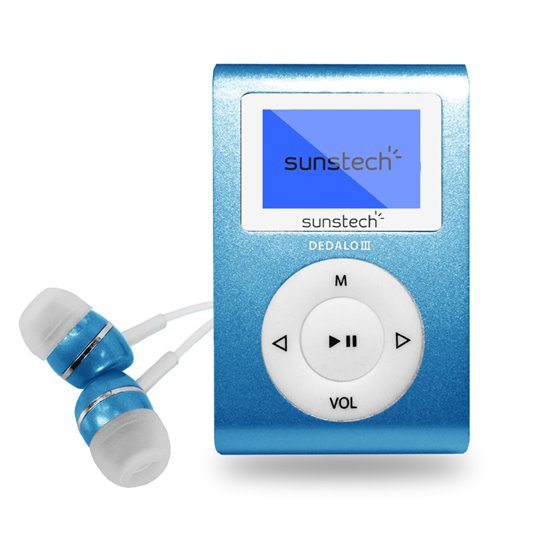 DEDALOIII Reproductor de MP3 8 GB Azul