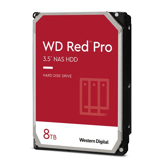 Red Pro disco duro interno 8 TB 7200 RPM 256 MB 3.5" SATA