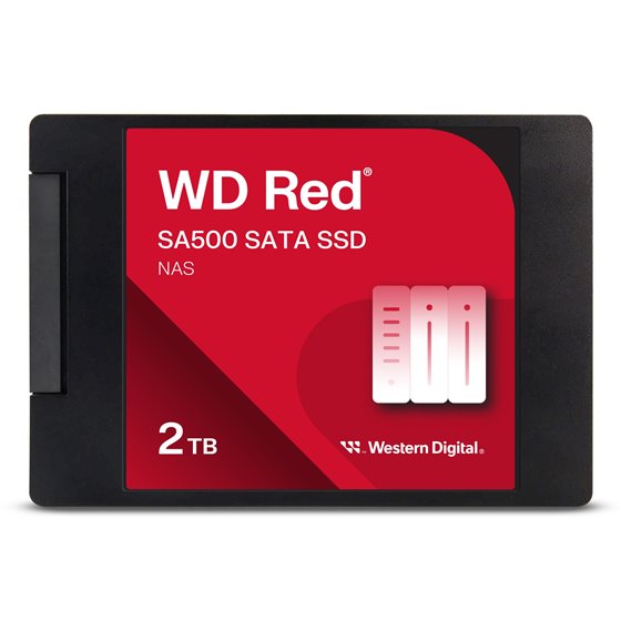 Red WD SA500 2 TB 2.5" SATA 3D NAND