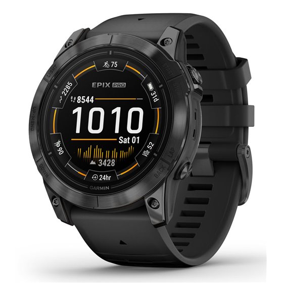 epix Pro (Gen 2) 3,56 cm (1.4") AMOLED 51 mm Digital 454 x 454 Pixeles Pantalla táctil Gris Wifi GPS (satélite)