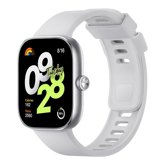 BHR7848GL Relojes inteligentes y deportivos 5 cm (1.97") AMOLED 47.5 mm Digital 450 x 390 Pixeles Pantalla táctil Gris, Plata GP