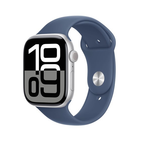 Watch Series 10 OLED 46 mm Digital 416 x 496 Pixeles Pantalla táctil 4G Plata Wifi GPS (satélite)