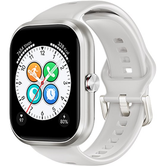 Choice Watch 4,95 cm (1.95") AMOLED Digital 410 x 502 Pixeles Pantalla táctil Blanco GPS (satélite)