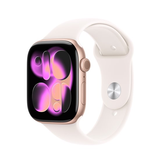 Watch Series 11 OLED 46 mm Digital 416 x 496 Pixeles Pantalla táctil 5G Oro rosa Wifi GPS (satélite)