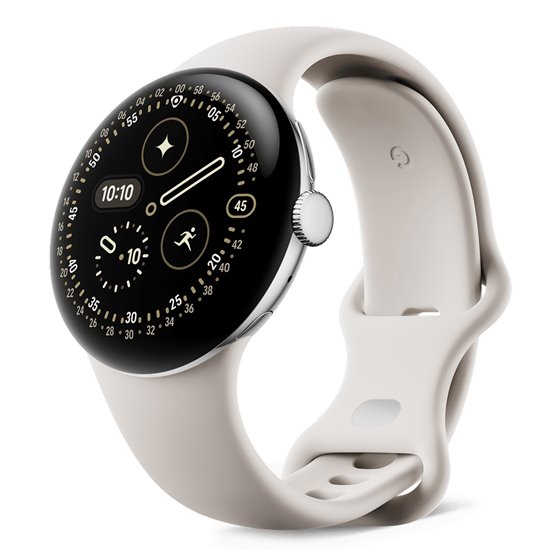 Pixel Watch 4 AMOLED 41 mm Digital Pantalla táctil Plata Wifi GPS (satélite)