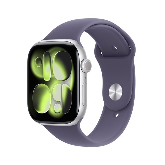 Watch Series 11 OLED 46 mm Digital 416 x 496 Pixeles Pantalla táctil Plata Wifi GPS (satélite)