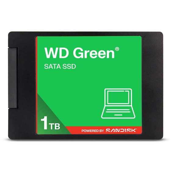 Green WDS100T5G0A 1 TB 2.5" Serial ATA III 3D NAND