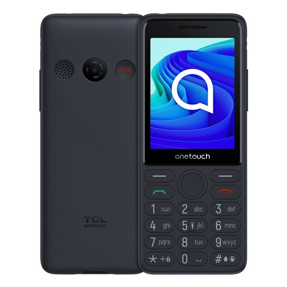OneTouch 4042S 7,11 cm (2.8") 117 g Negro Teléfono para personas mayores