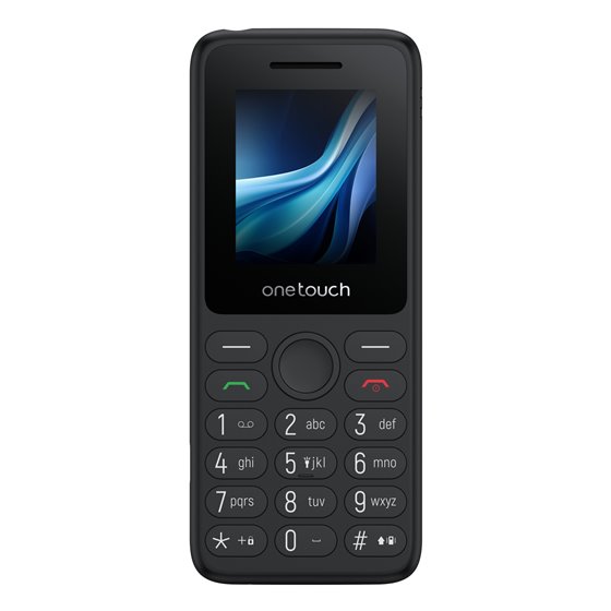 OneTouch 5041 4,57 cm (1.8") 82,8 g Negro Teléfono para personas mayores