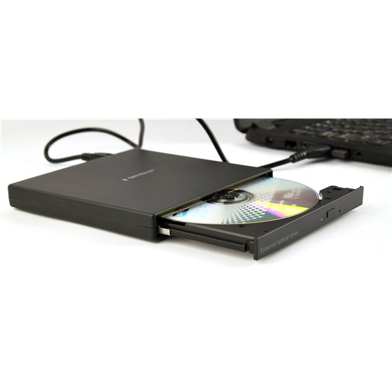 DVD-USB-04 unidad de disco óptico DVD±RW Negro