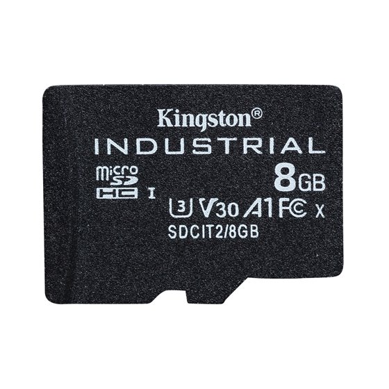 Tarjeta 8GB microSDHC Industrial C10 A1 pSLC paquete individual sin adaptador