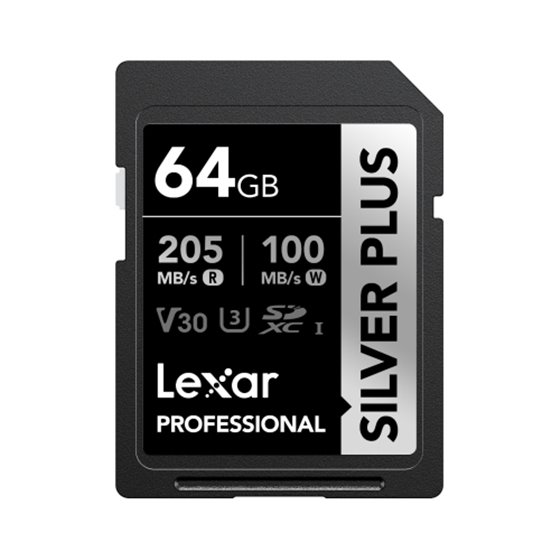 Professional SILVER PLUS 64 GB SDXC UHS-I