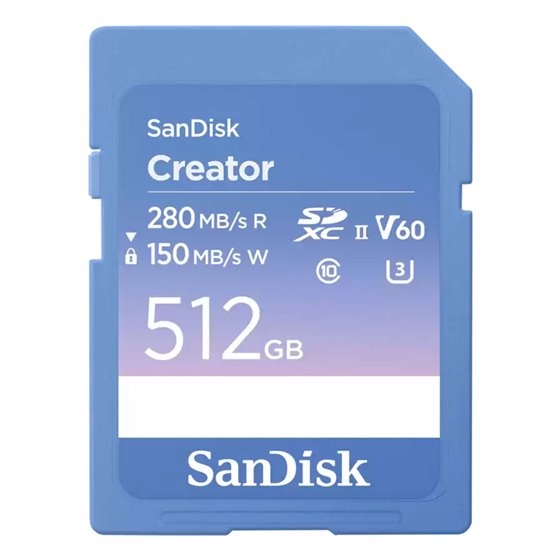 Creator 512 GB SDXC UHS-II Clase 10