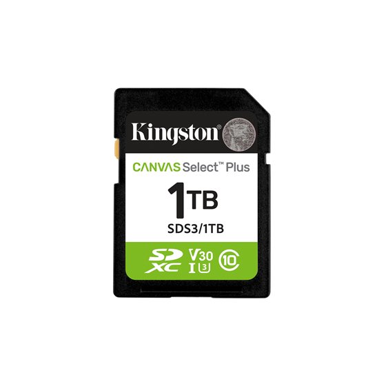 1 TB SDXC Canvas Select Plus Gen3 150 MB/s C10 UHS-I U3 V30