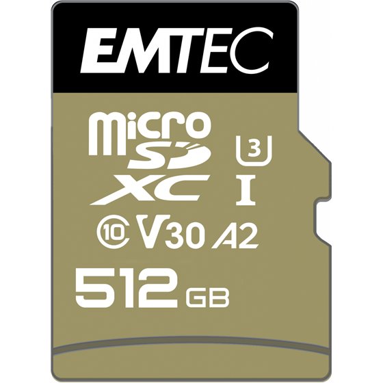ECMSDM512GXC10SP memoria flash 512 GB MicroSDXC UHS-I Clase 10