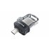 Ultra Dual m3.0 unidad flash USB 32 GB USB Type-A / Micro-USB 3.2 Gen 1 (3.1 Gen 1) Negro, Plata, Transparente