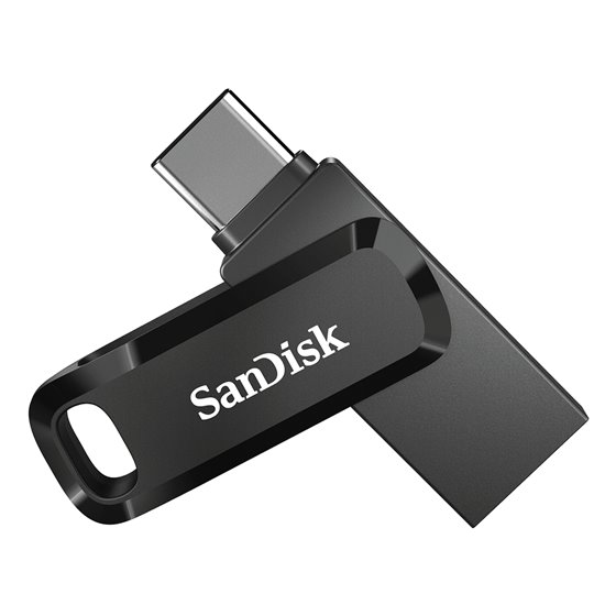 Ultra Dual Drive Go unidad flash USB 256 GB USB Type-A / USB Type-C 3.2 Gen 1 (3.1 Gen 1) Negro