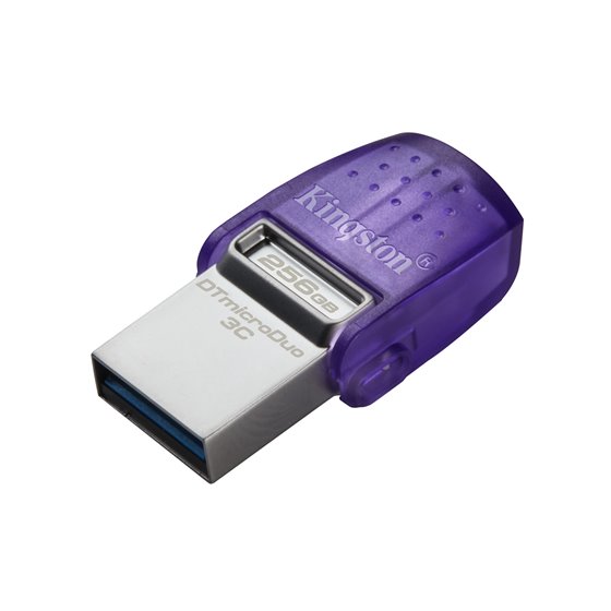 DataTraveler 256GB microDuo 3C 200MB/s dual USB-A + USB-C