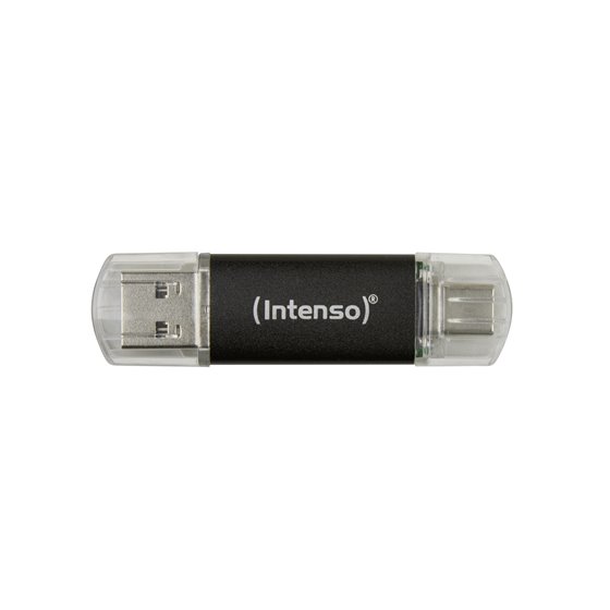 Twist Line unidad flash USB 64 GB USB Type-A / USB Type-C 3.2 Gen 1 (3.1 Gen 1) Antracita