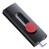 JumpDrive Dual Drive D300 unidad flash USB 256 GB USB Type-A / USB Type-C 3.2 Gen 1 (3.1 Gen 1) Negro