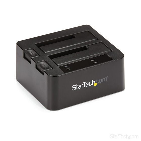 Docking Station de 2 Bahías - USB 3.1 a SATA - USB 3.1 (10 Gbps) - SATA I/II/III de 2,5/3,5" - Base de Acoplamiento SSD/HDD - de